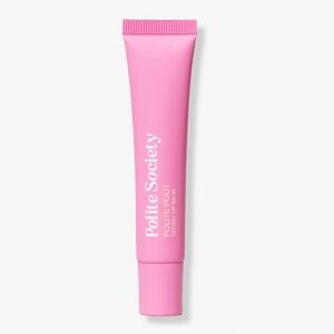 NWT Polite Society Polite Pout Glossy Lip Balm - Pink Grapefruit